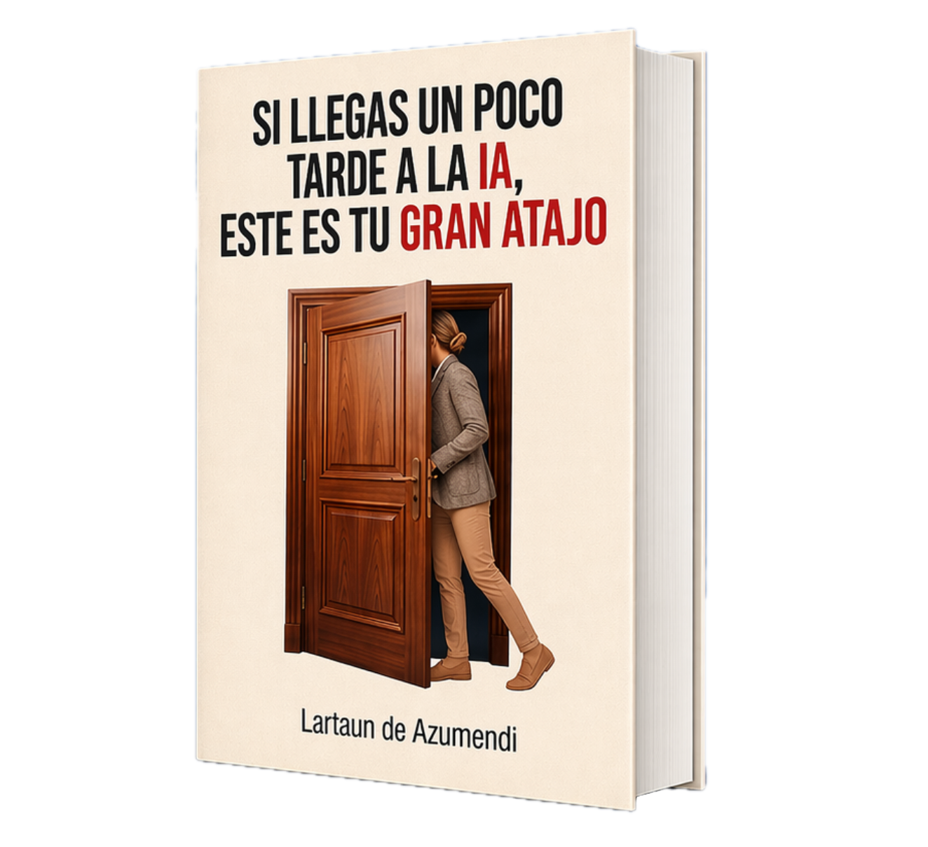 Portada del libro: Si llegas un poco tarde a la IA, este es tu gran atajo